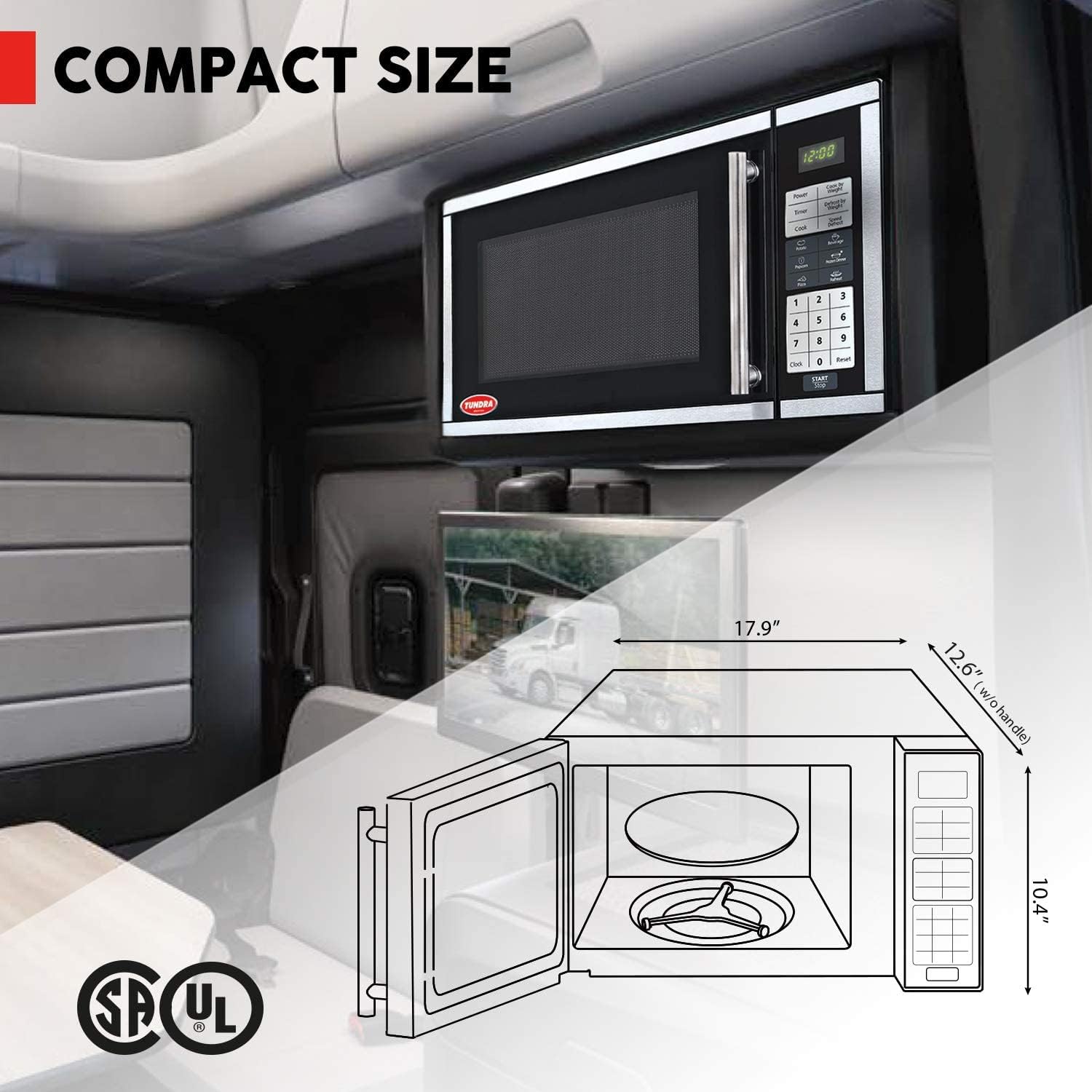 Microwave for Truck sleeper cab
